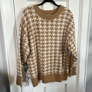 Ava & Viv 2X tan sweater like new